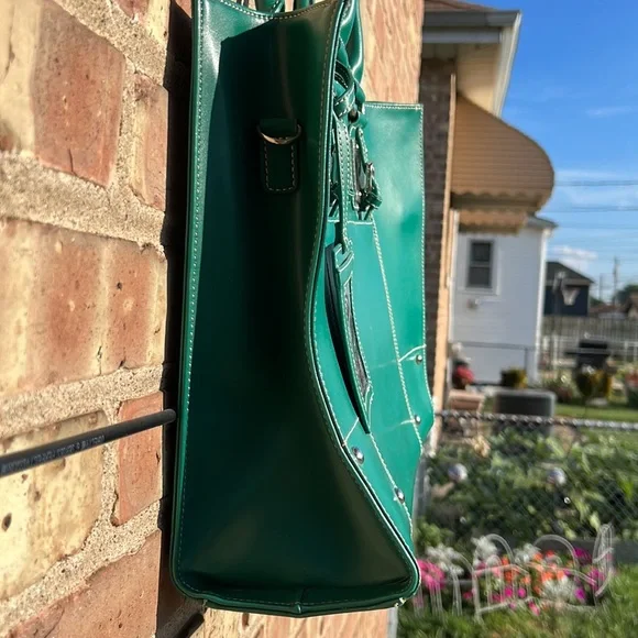 Wilson Leather Vintage Teal Green bag - Picture 4 of 15